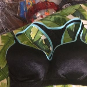 Smart & Sexy 38C Teall and Black Racer Back bra